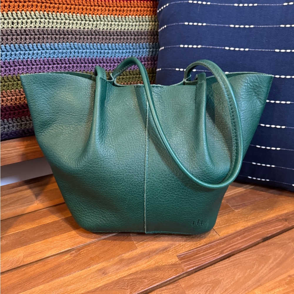 PLG EUC Bacalar AP Large Devan Leather Tote Bag